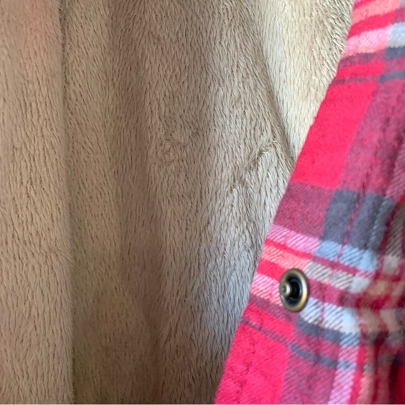 Jacks girlfriend plaid soft interior sweater size large - Picture 4 of 7